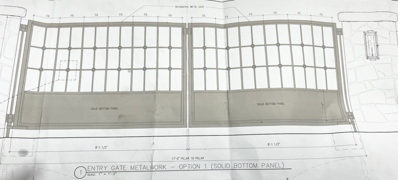 Custom Driveway Gate Design - Westchester Automated Gate